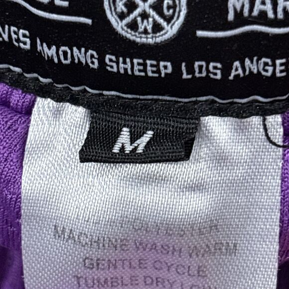 Kill Crew Shorts Mens Medium Purple Flame MMA Muay Thai Gym Training - Picture 7 of 8